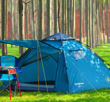 kingcamp/康尔 户外全自动折叠帐篷2-4人 野外露营帐篷